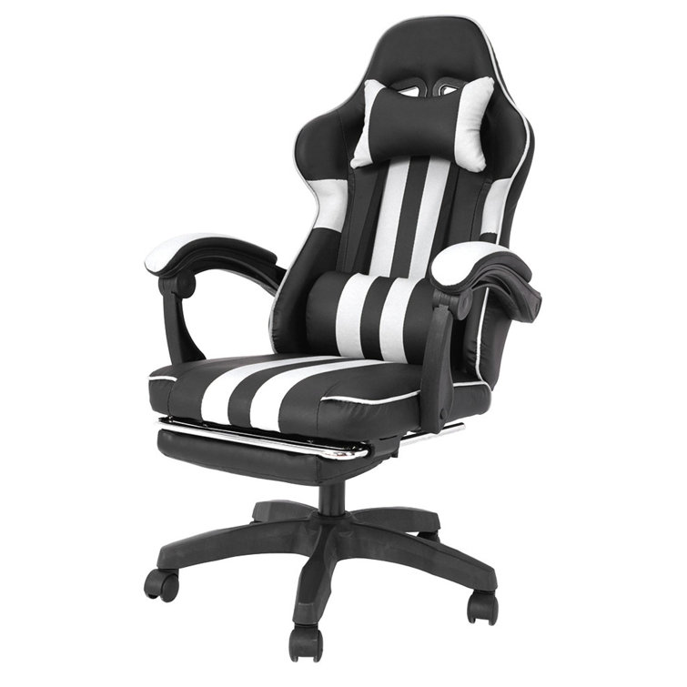 Inbox Zero Office Chair With Footrest And Adjustable Backrest By Inbox
